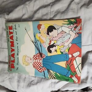 VINTAGE CHILDREN'S PLAYMATE MAGAZINE JULY-AUGUST 1960